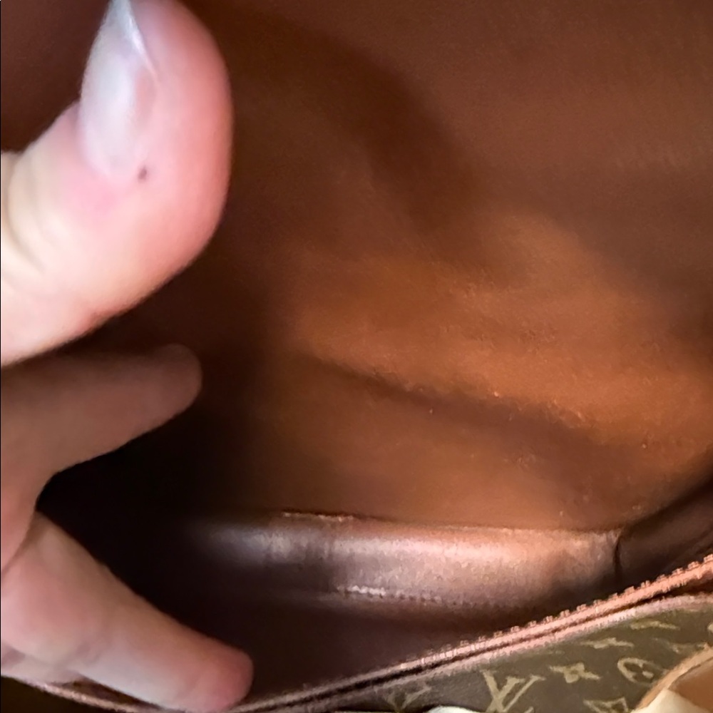 Louis Vuitton Cartouchiere Tan and Brown Monogram Bag - Picture 5 of 8